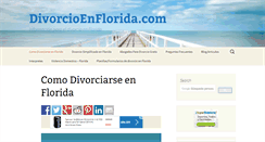 Desktop Screenshot of divorcioenflorida.com